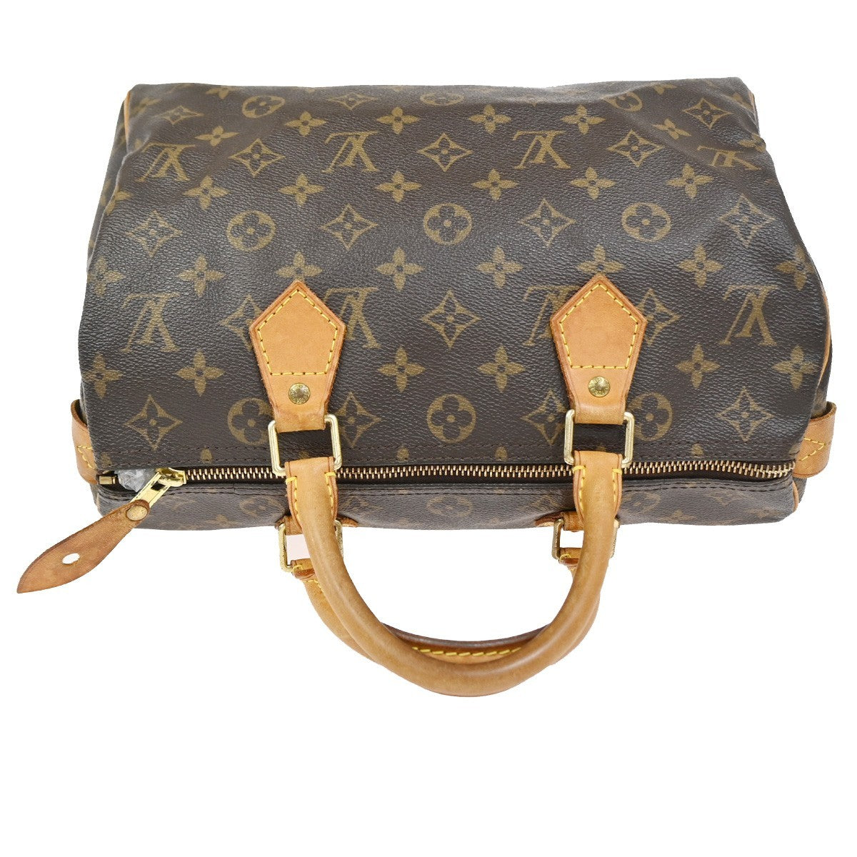 LOUIS VUITTON Speedy 30 Travel Hand Bag Monogram Leather Brown M41526 15CA900