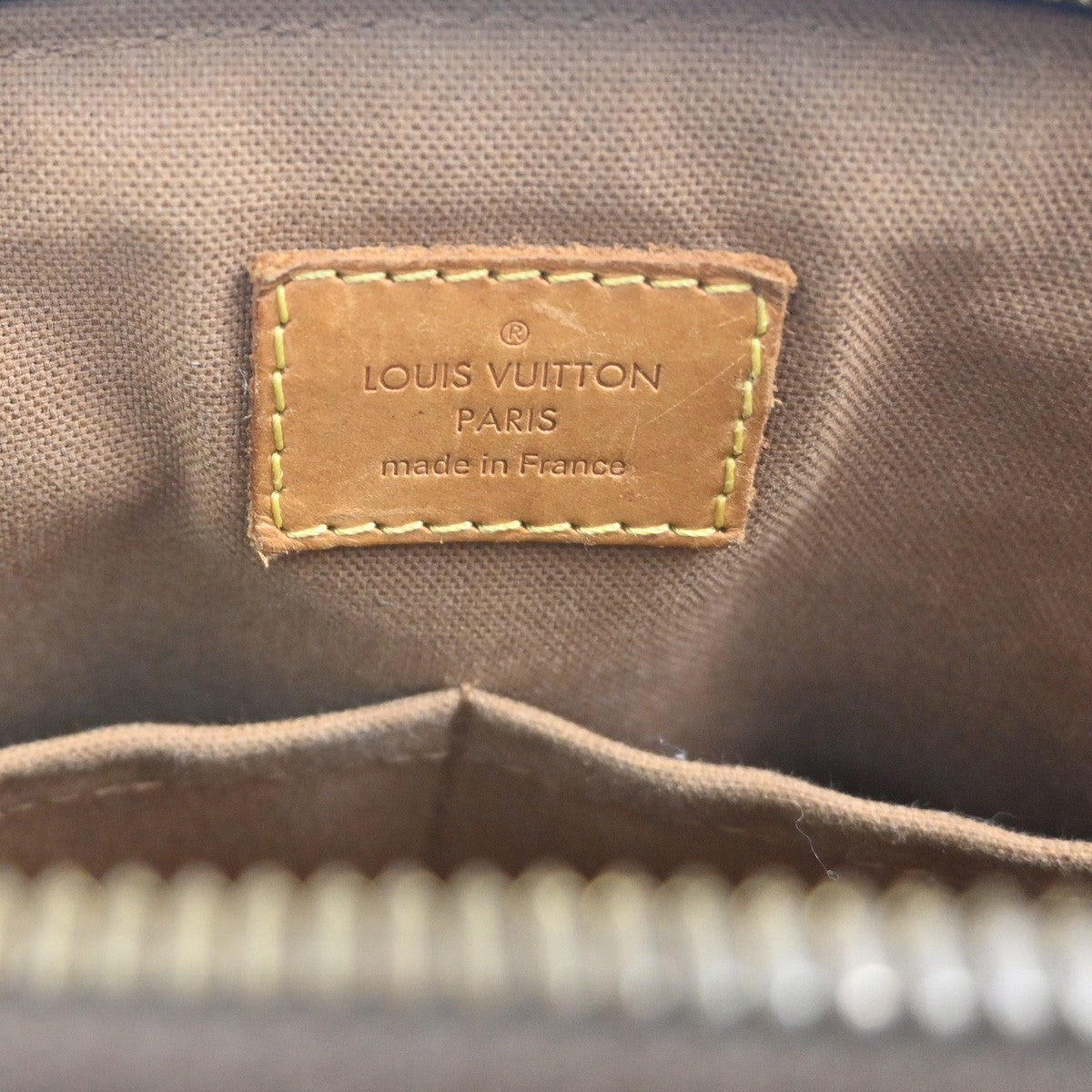 LOUIS VUITTON Tivoli PM Handbag Monogram Leather France Brown M40143 86CA750