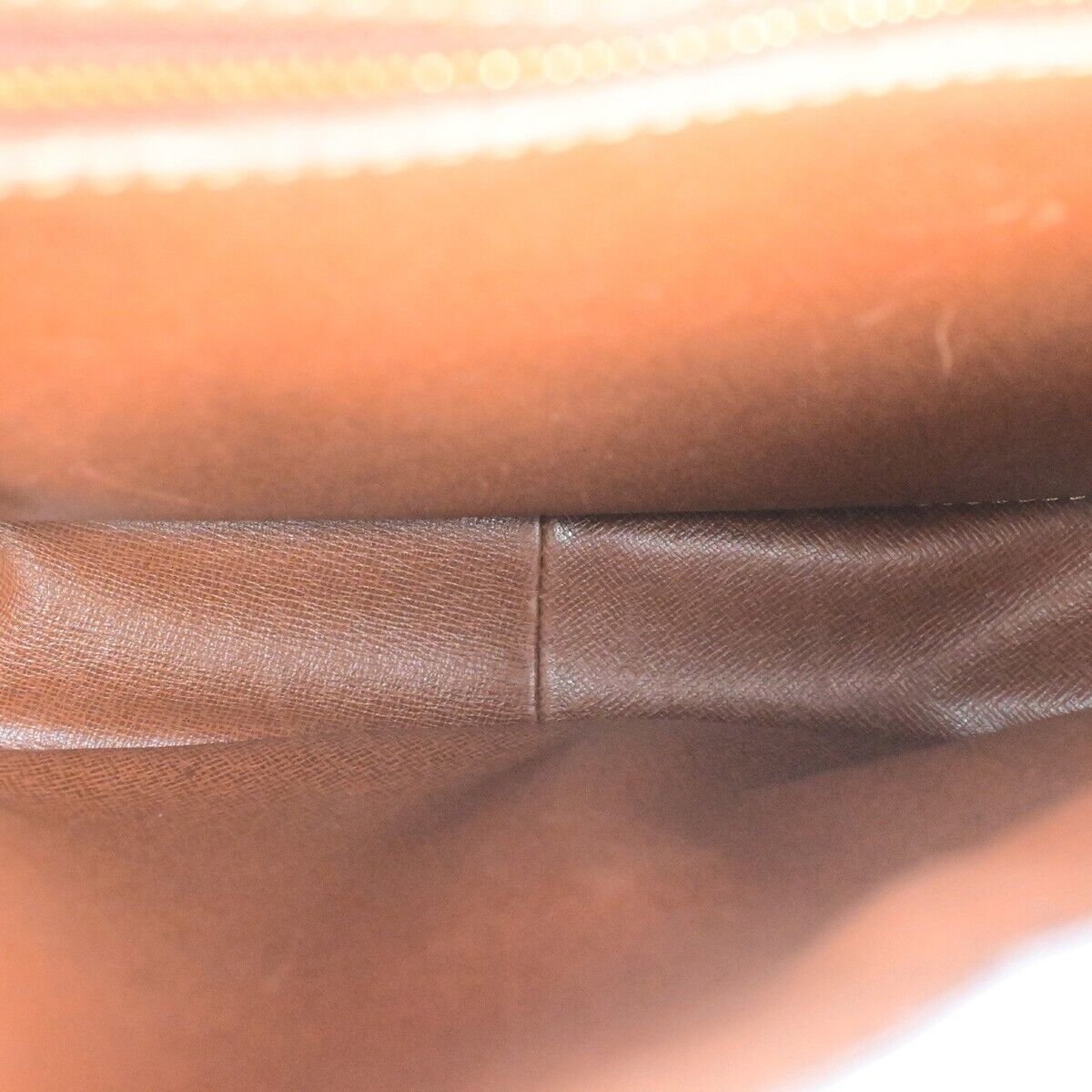 LOUIS VUITTON Saint Cloud GM Shoulder Bag Monogram Leather Brown M51242 69ED341