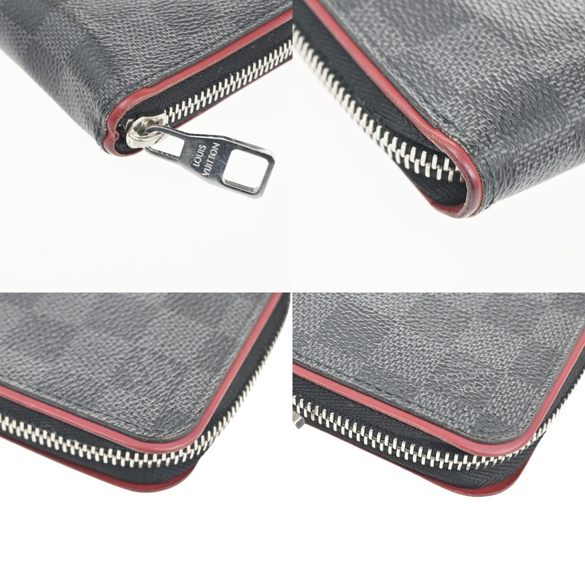 LOUIS VUITTON Zippy Wallet Vertical  Damier Graphite Gray N63304 31CA645