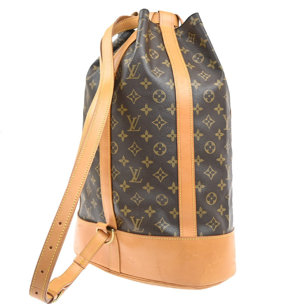 LOUIS VUITTON LV Randonnee GM Shoulder Bag Monogram Leather Brown M42244 15MA523