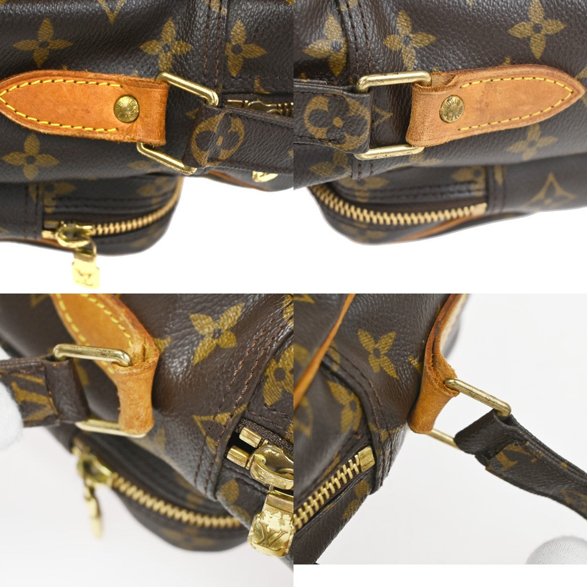 LOUIS VUITTON Nile Crossbody Shoulder Bag Monogram Leather Brown M45244 89KC882