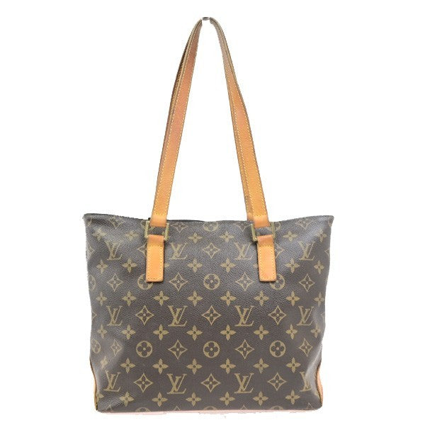 LOUIS VUITTON Cabas Piano Shoulder Bag Monogram Leather Brown M51148 82PA128