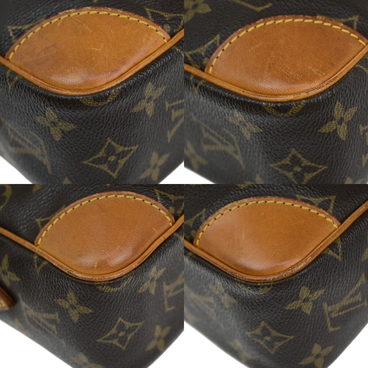 LOUIS VUITTON Trocadero 27 Shoulder Bag Monogram Leather Brown M51274 30EB146