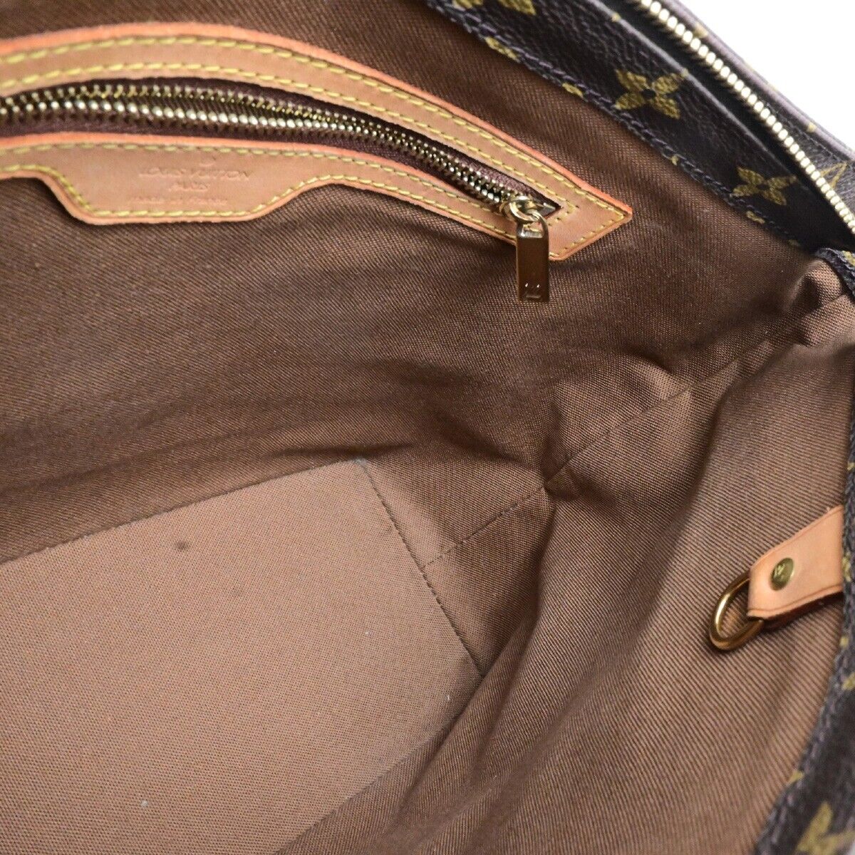 LOUIS VUITTON Cabas Piano Shoulder Bag Monogram Leather Brown M51148 16FB324