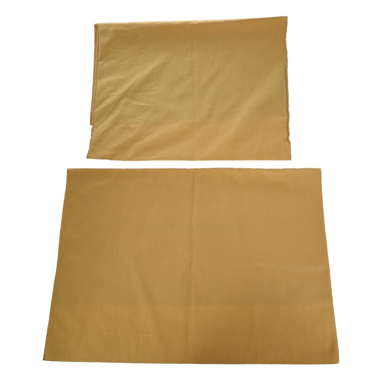 LOUIS VUITTON Logo 10 Set Dust Bag Drawstring Canvas Cotton Beige Brown 09GA871