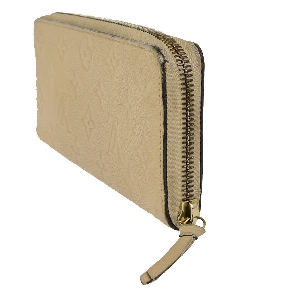 LOUIS VUITTON Clemence Long Bifold Wallet Monogram Empreinte BG M60173 35KA397