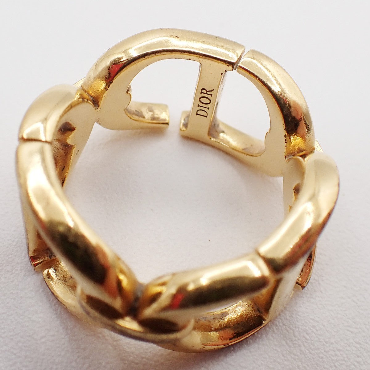 Dior CD Logo 30 Montaigne Ring Gold-Plated Accessory 02RF744