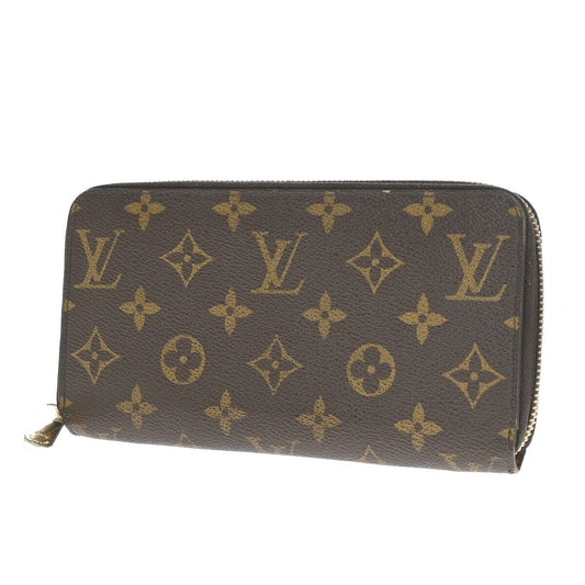 LOUIS VUITTON Zippy Wallet Long Bifold Monogram Leather Brown M60017 39FA521