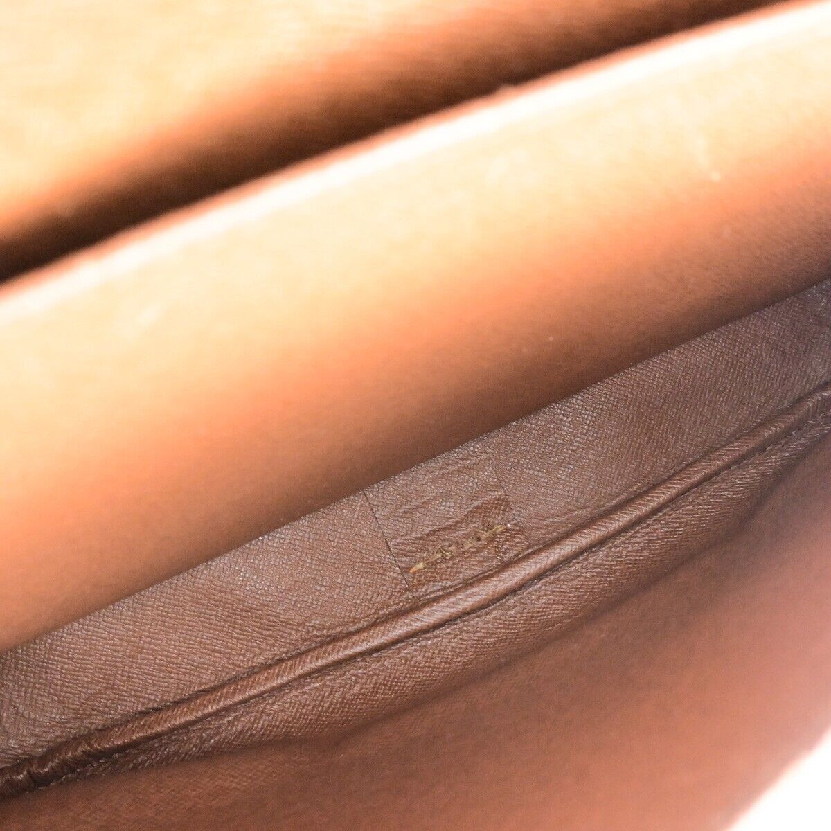 LOUIS VUITTON Cartouchiere GM Shoulder Bag Monogram Leather Brown M51252 75EB332