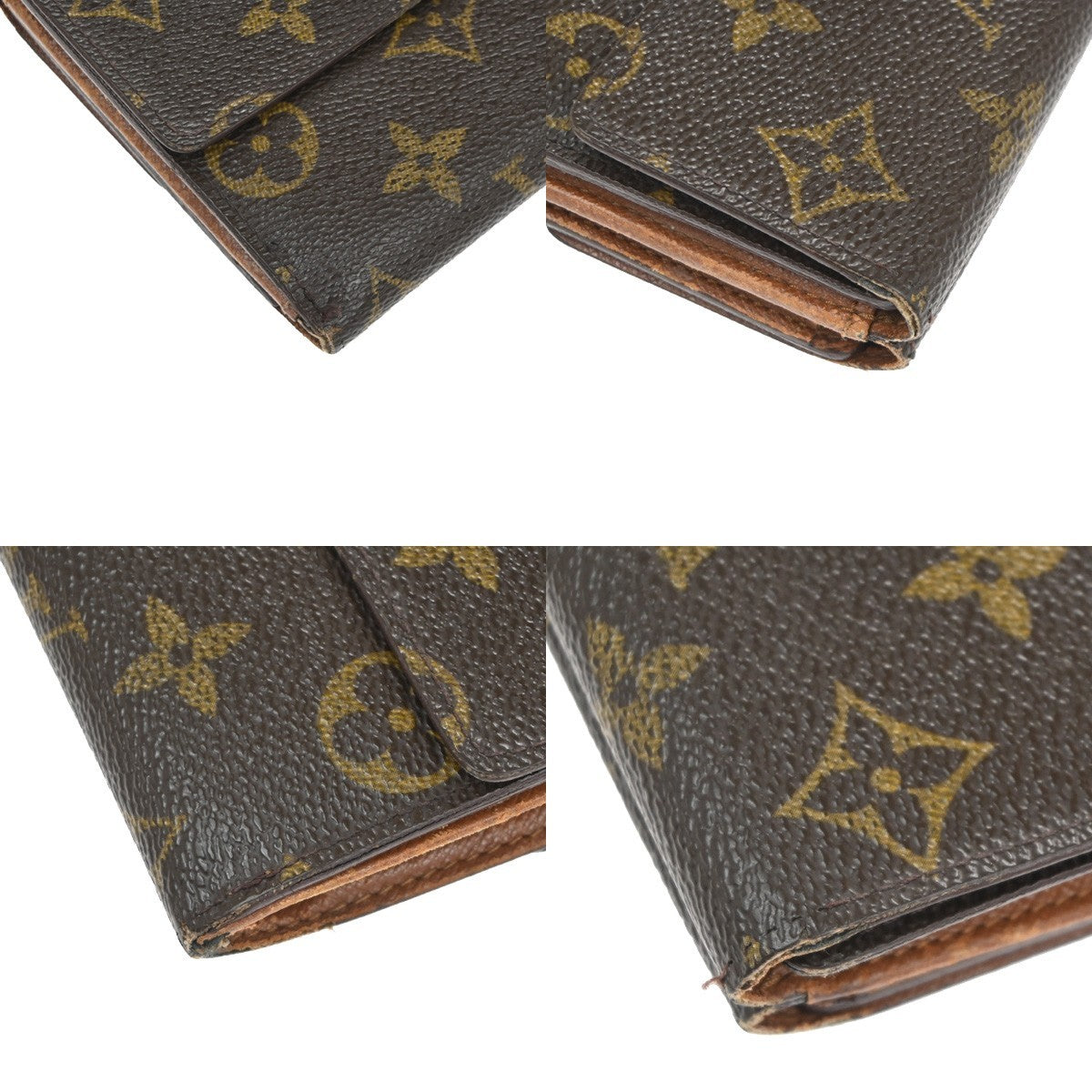 LOUIS VUITTON Porte Monnaie Billet Carte Credit Wallet Monogram M61652 05KD074