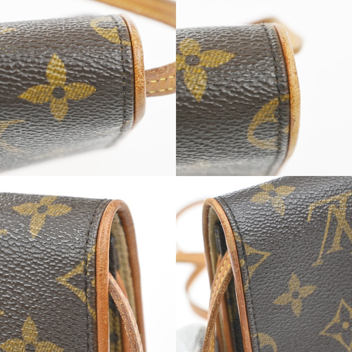 LOUIS VUITTON Pochette Twin GM 2Way Shoulder Bag Monogram Brown M51852 82MA615