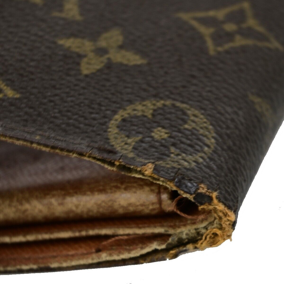 LOUIS VUITTON 3 Set Wallet 6Hooks Key Case Monogram Leather Brown 66KA496
