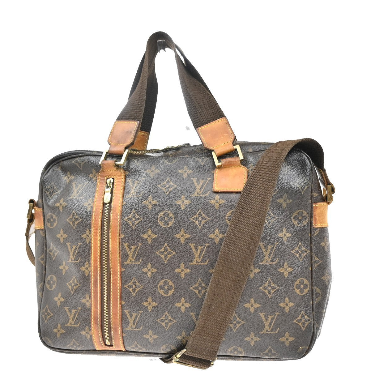 LOUIS VUITTON Sac Bosphore 2way Hand Bag Monogram Leather Brown M40043 66EF788