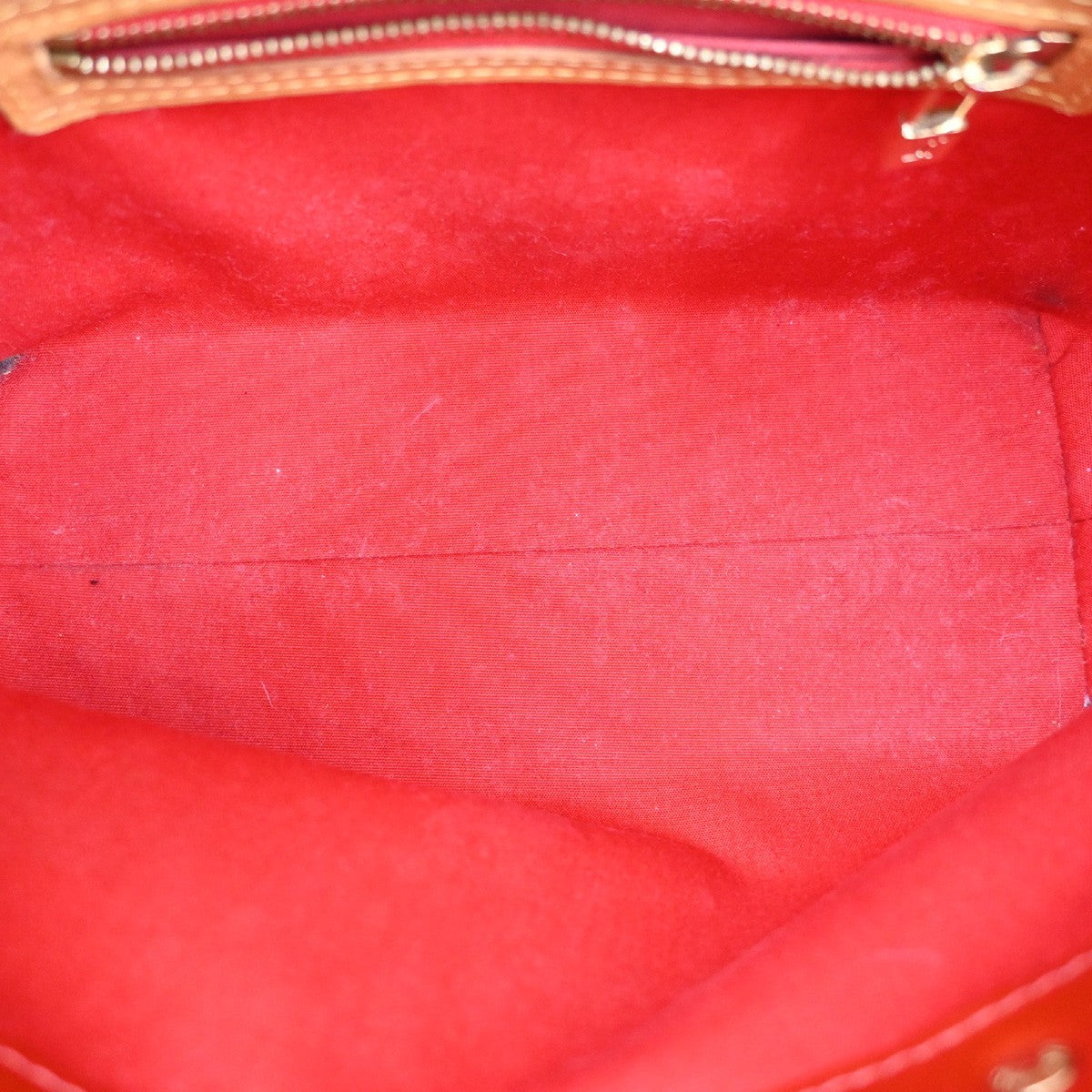 LOUIS VUITTON Read PM Hand Bag Monogram Vernis Patent Leather Red M91088 02AA066