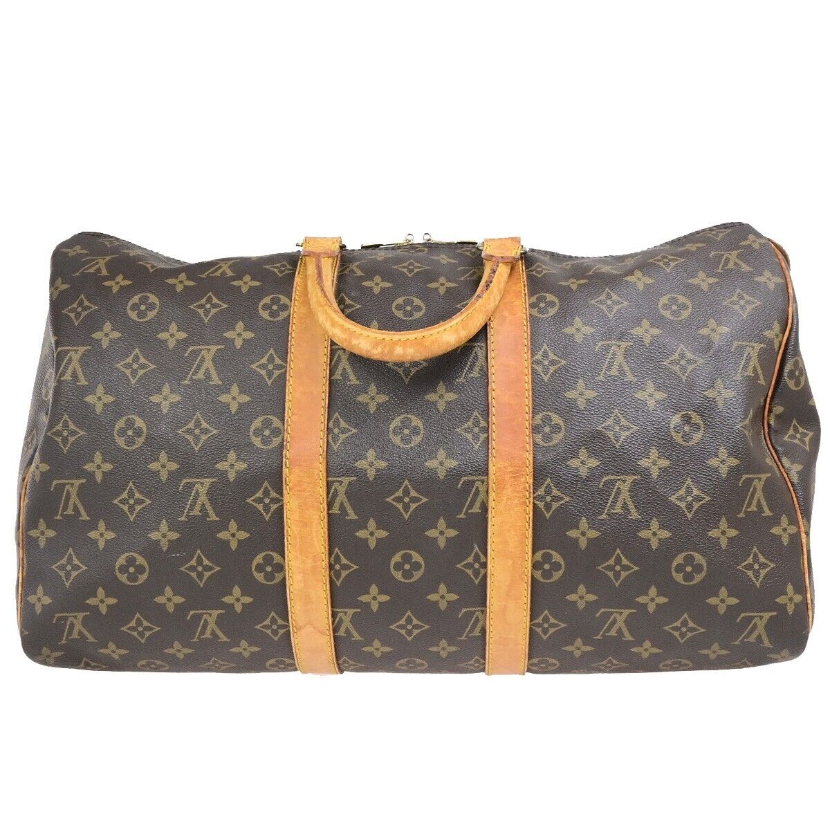 LOUIS VUITTON Keepall 45 Travel Hand Bag Monogram Leather Brown M41428 62ED183
