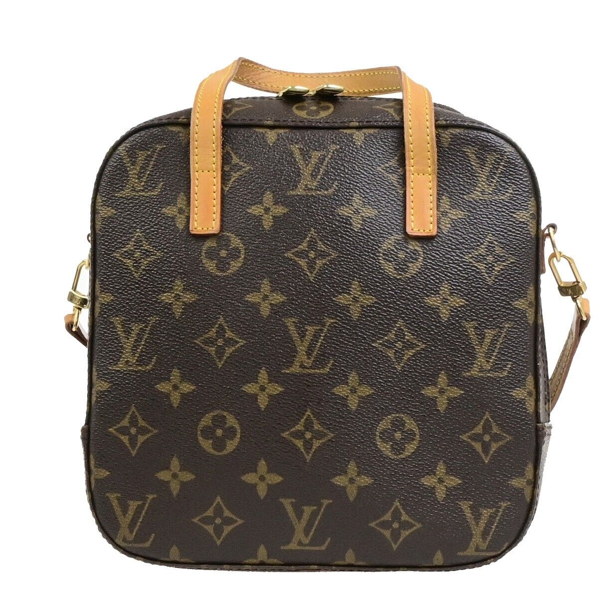 LOUIS VUITTON Spontini 2Way Shoulder Hand Bag Monogram Leather M47500 87ED488