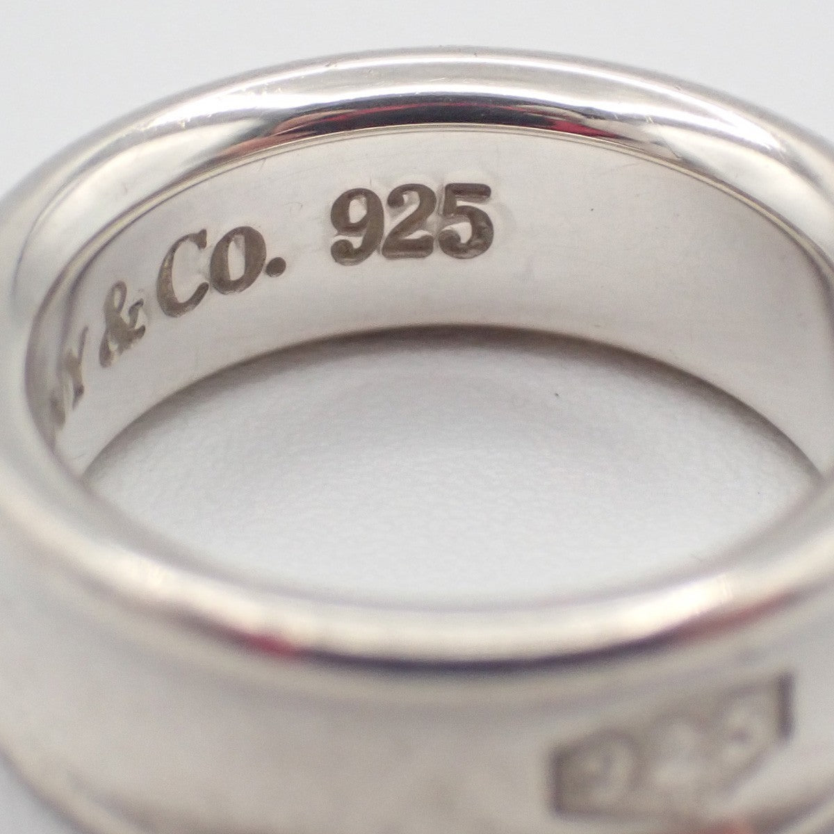Tiffany & Co. 1837 Narrow Ring Tulip Ring Sterling Silver 925 US 5 JP 9 01KD099