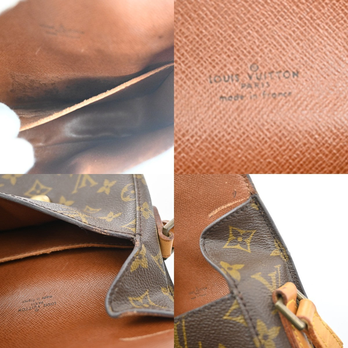 LOUIS VUITTON Mini Saint Cloud Shoulder Bag Monogram Leather BN M51244 35KP461