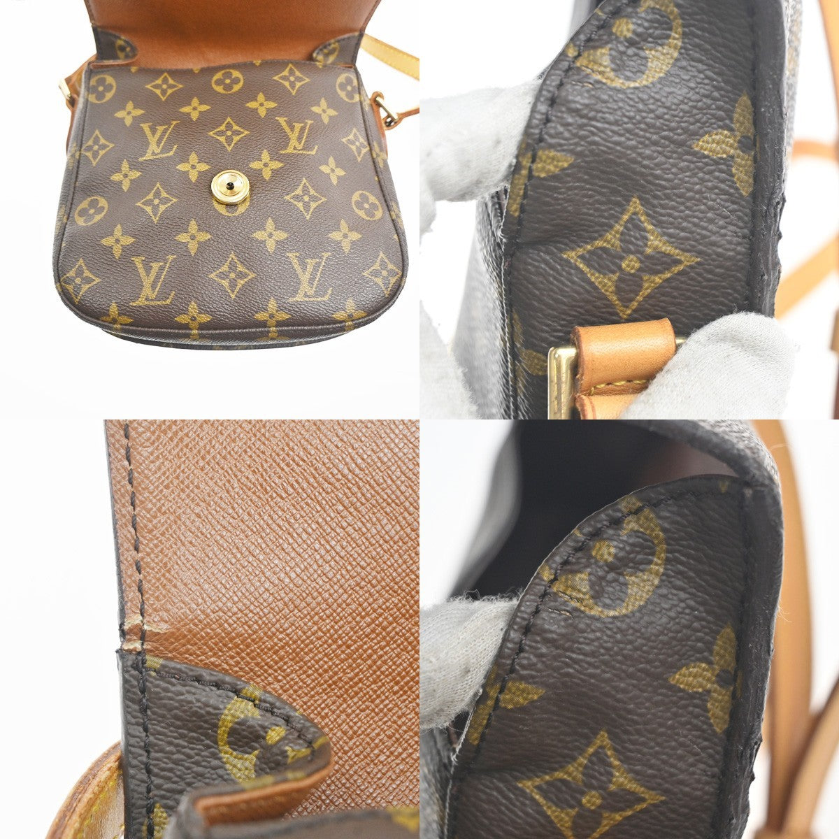 LOUIS VUITTON Saint Cloud MM Shoulder Bag Monogram Leather BN USA M51243 75MA417