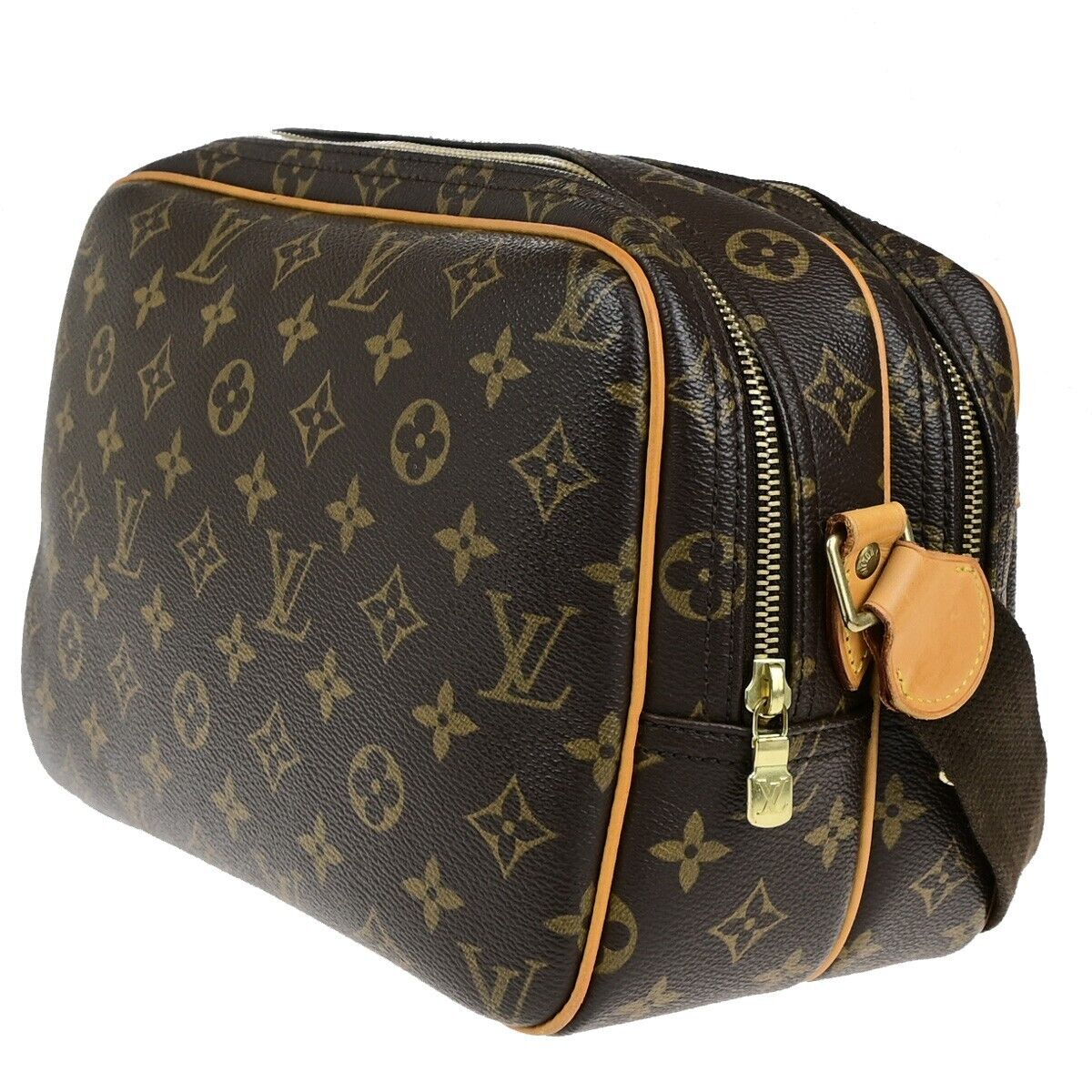 LOUIS VUITTON Reporter PM Crossbody Shoulder Bag Monogram Leather M45254 98ED258