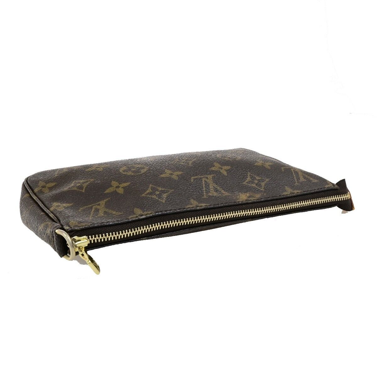LOUIS VUITTON Pochette Accessoires Hand Bag Monogram Leather BN M51980 37FB321