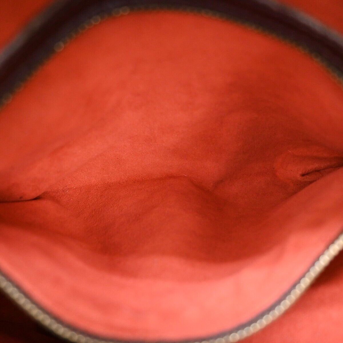 LOUIS VUITTON Marais Shoulder Bag Damier Ebene Leather Brown N42240 84EA283