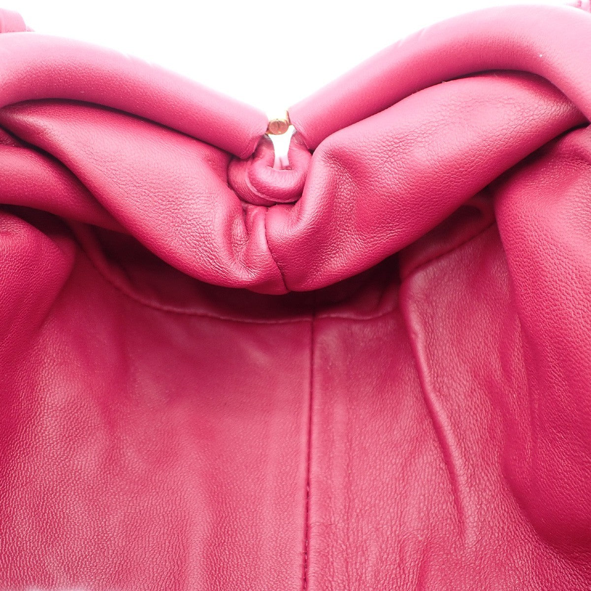 BOTTEGA VENETA Logo Intrecciato Mini Shoulder Bag Leather Pink Italy 93RF473