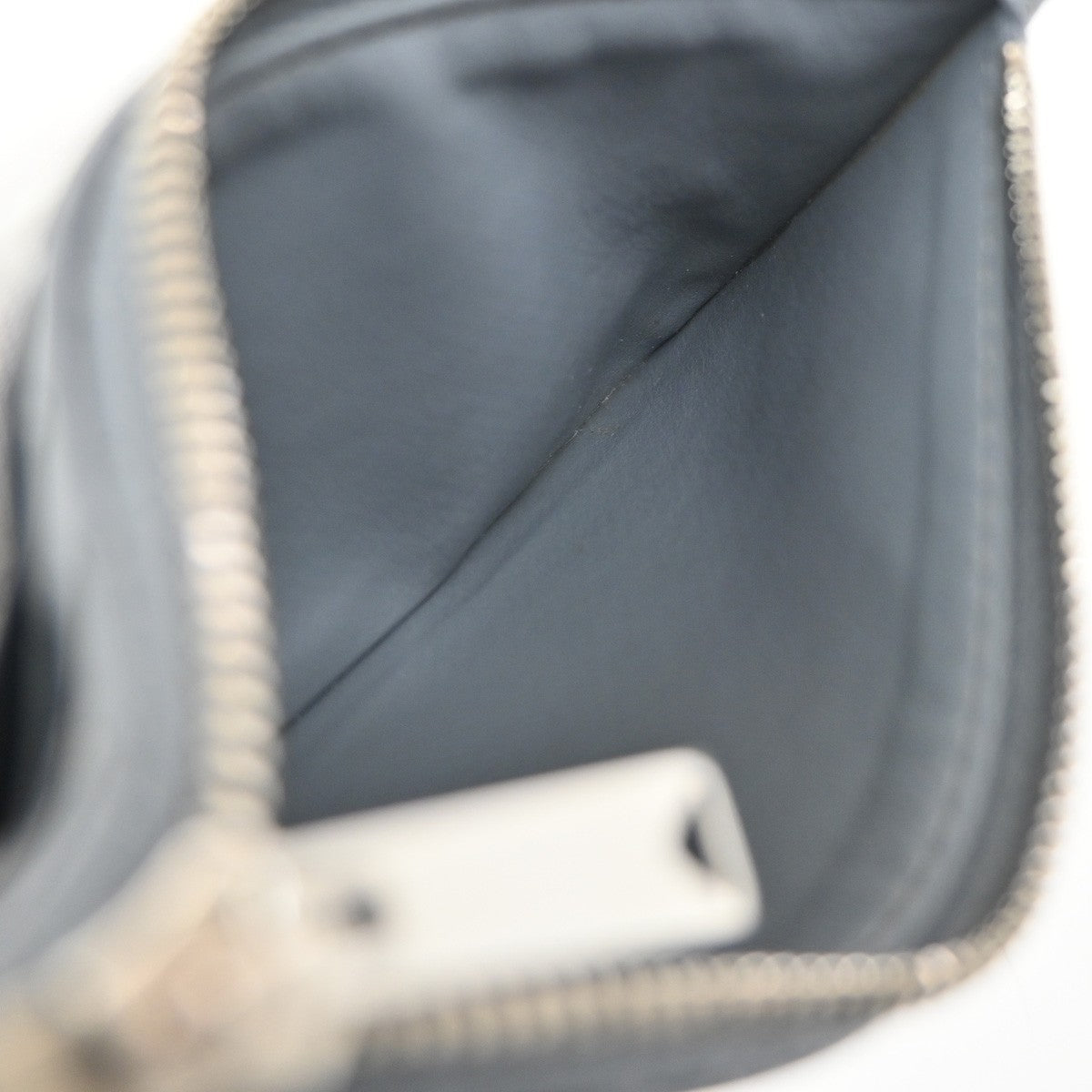 BOTTEGA VENETA Logo Intrecciato Card Coin Case Wallet Leather Gray SHW 61KP338