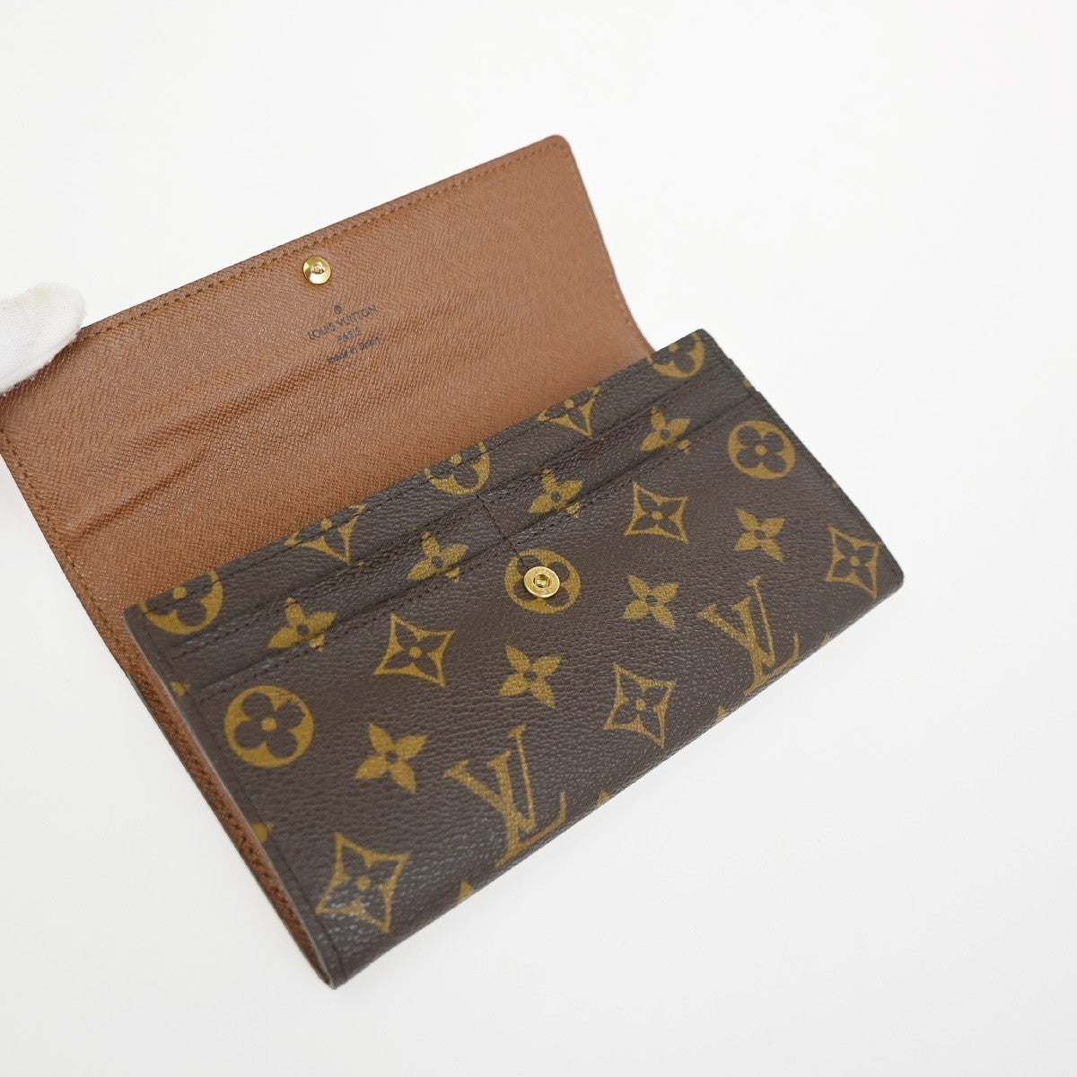 LOUIS VUITTON Portefeuille Sarah Long Wallet Monogram Leather BN M61734 88RQ010