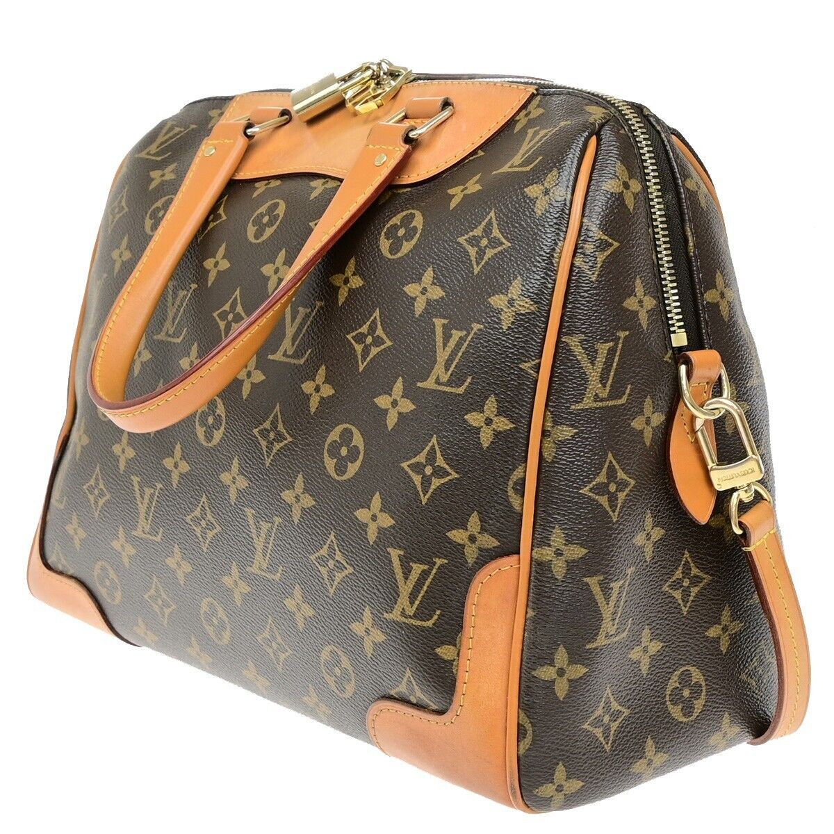 LOUIS VUITTON Retiro PM 2Way Hand Bag Monogram Leather BN M40325 99ED781