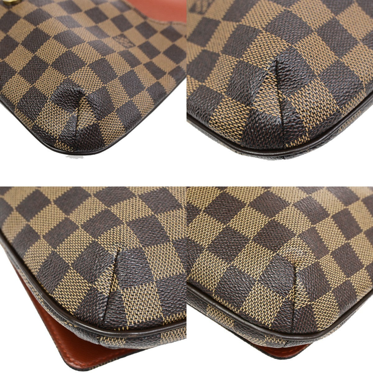 LOUIS VUITTON Musette Tango Long Shoulder Bag Damier Ebene Brown N51301 95RQ050