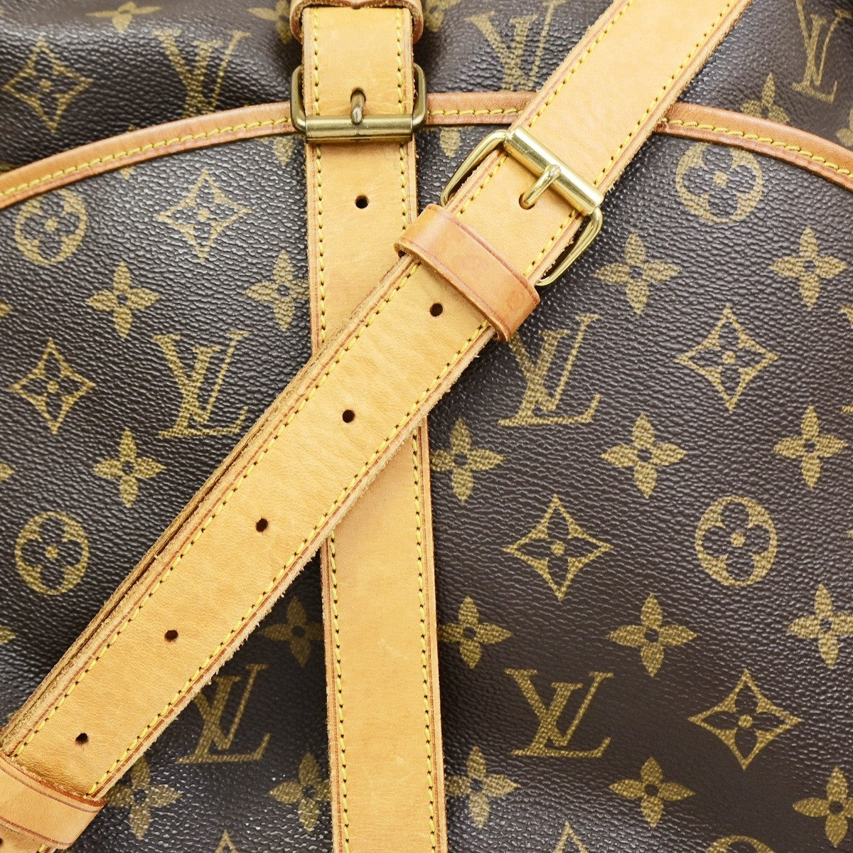 LOUIS VUITTON Saumur 35 Shoulder Bag Monogram Leather BN France M42254 77CB043