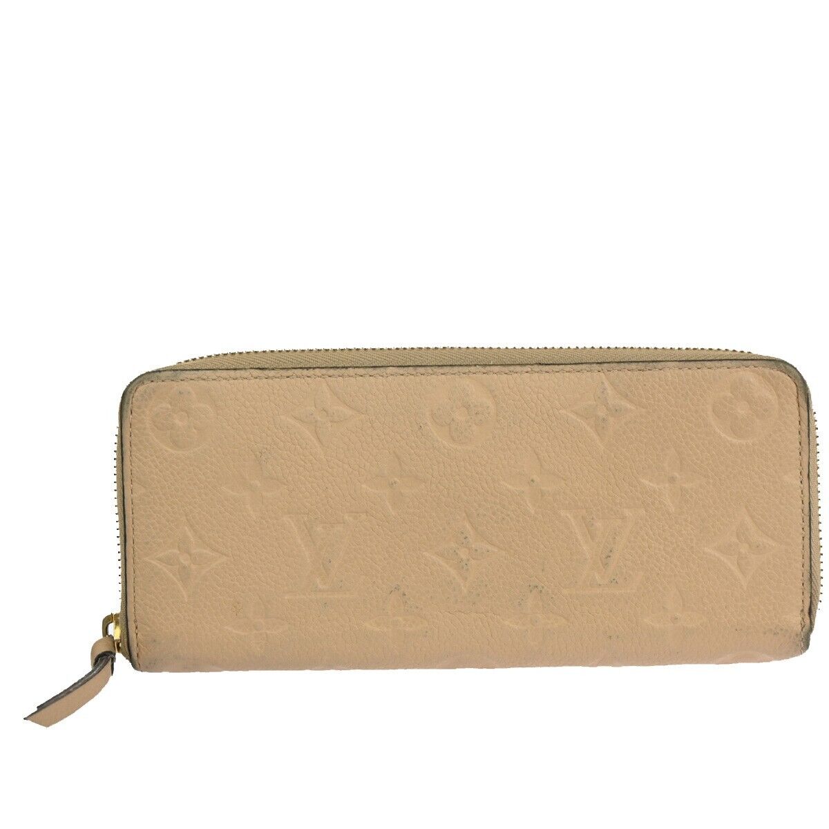 LOUIS VUITTON Clemence Long Bifold Wallet Monogram Empreinte BE M60173 64KA130