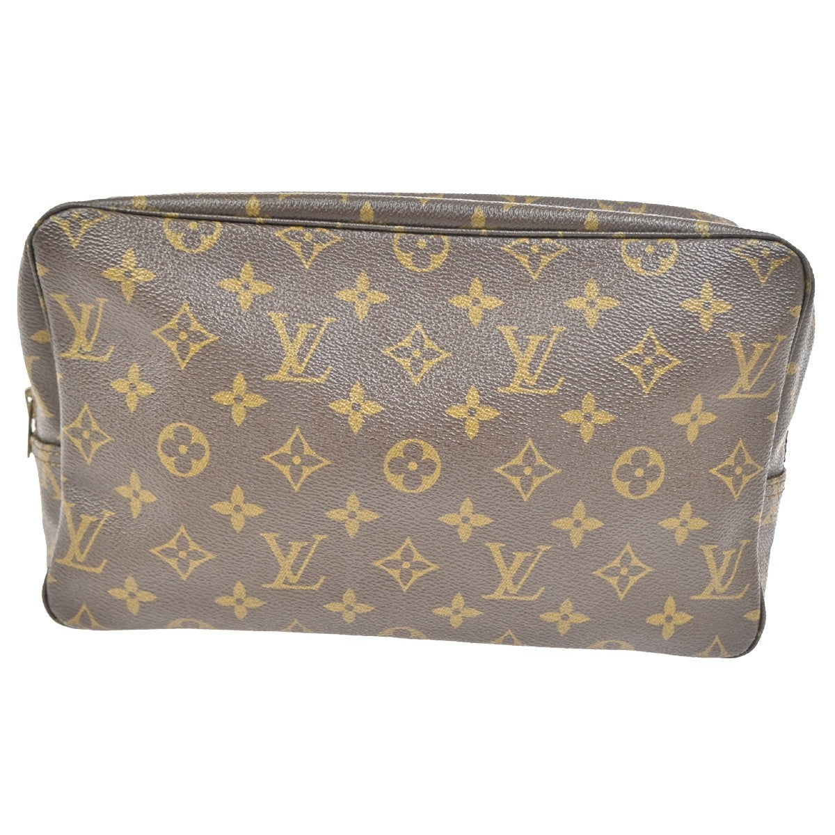 LOUIS VUITTON Trousse Toilette 28 Clutch Hand Bag Monogram Brown M47522 09SA055
