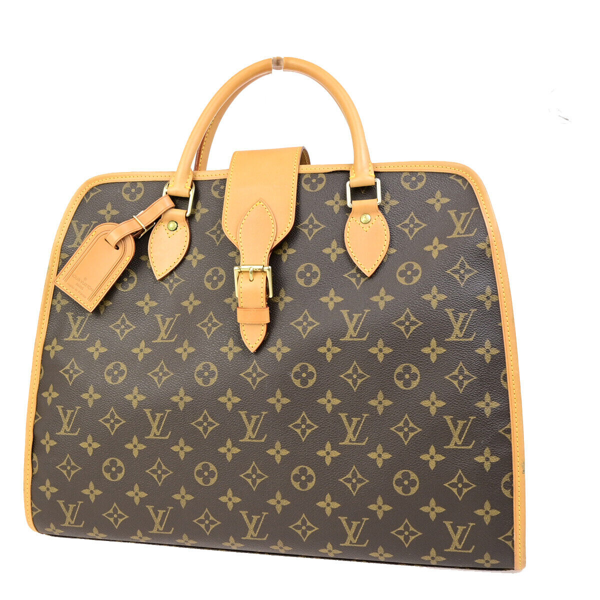 LOUIS VUITTON Rivoli Briefcase Hand Bag Monogram Leather Brown M53380 11YG534