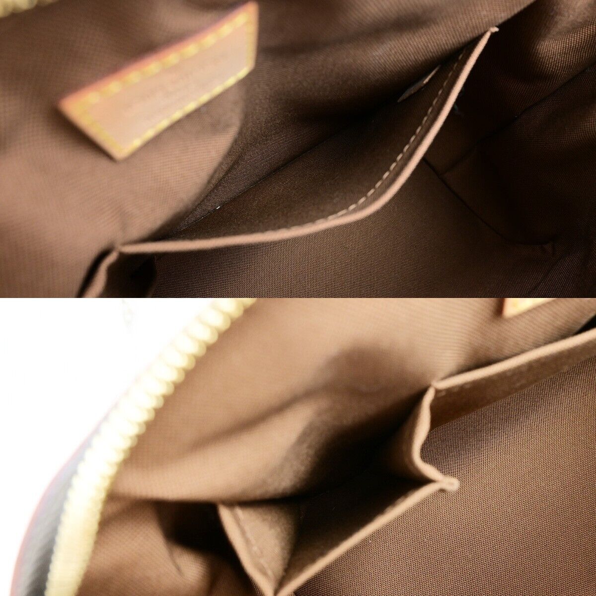 LOUIS VUITTON Tivoli PM Hand Bag Monogram Leather Brown France M40143 667RK709