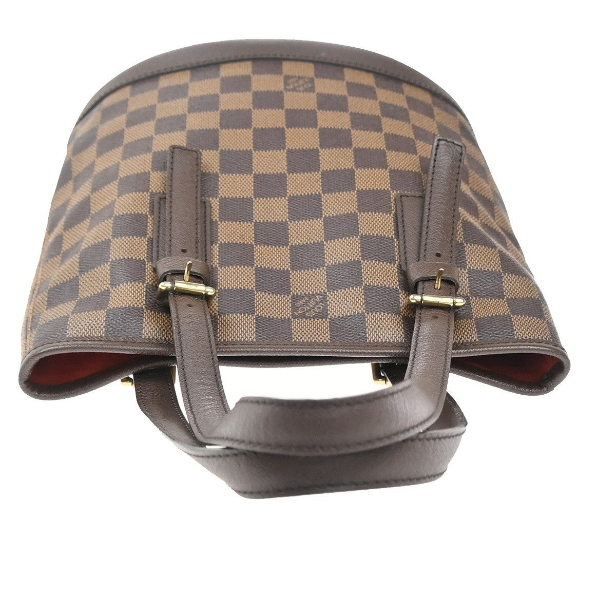 LOUIS VUITTON Marais Shoulder Bag Damier Ebene Leather Brown N42240 73MA408