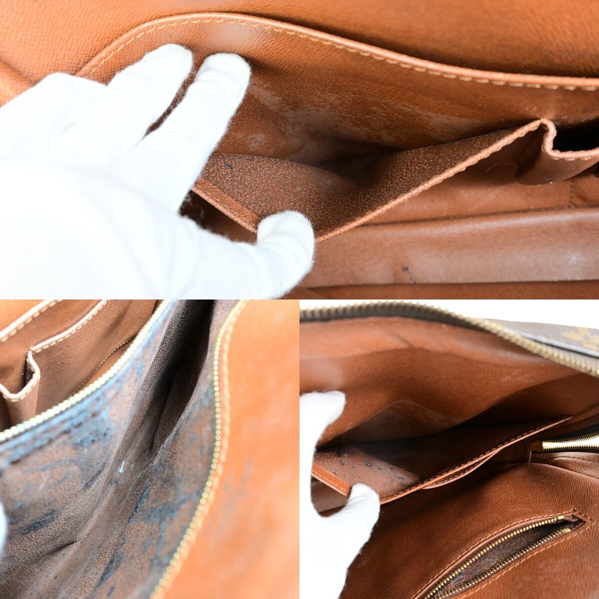 LOUIS VUITTON Porte Documents Voyage Briefcase Hand Bag Monogram M53361 36FB315