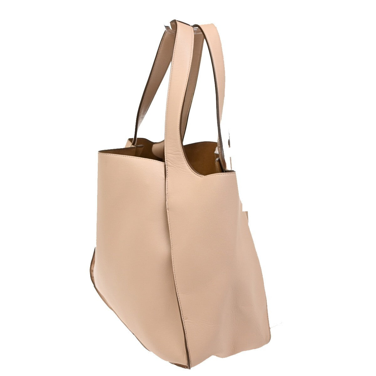 Stella McCartney Logo Shoulder Tote Bag Eco Alter Nappa Pinkbeige Italy 36FB691