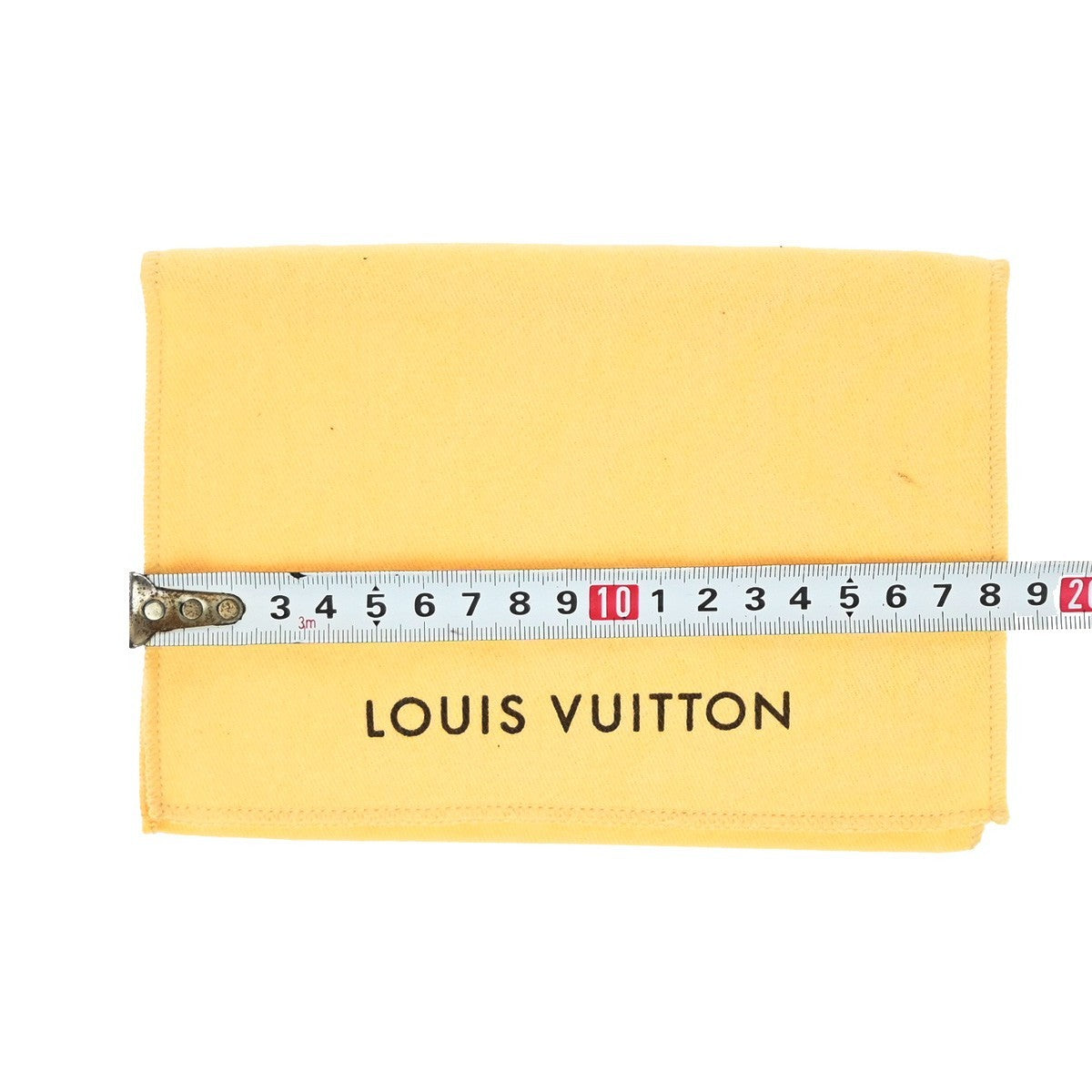 LOUIS VUITTON Logo 10 Set Dust Bag Drawstring Canvas Cotton Beige Brown 09EF813