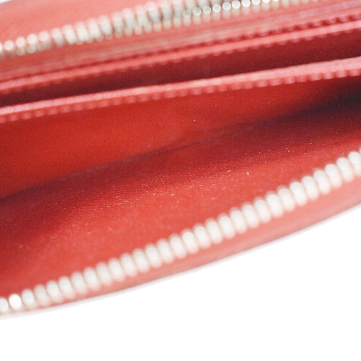 LOUIS VUITTON LV Zippy Wallte Long Purse Epi Leather Carmine M60304 66YA933