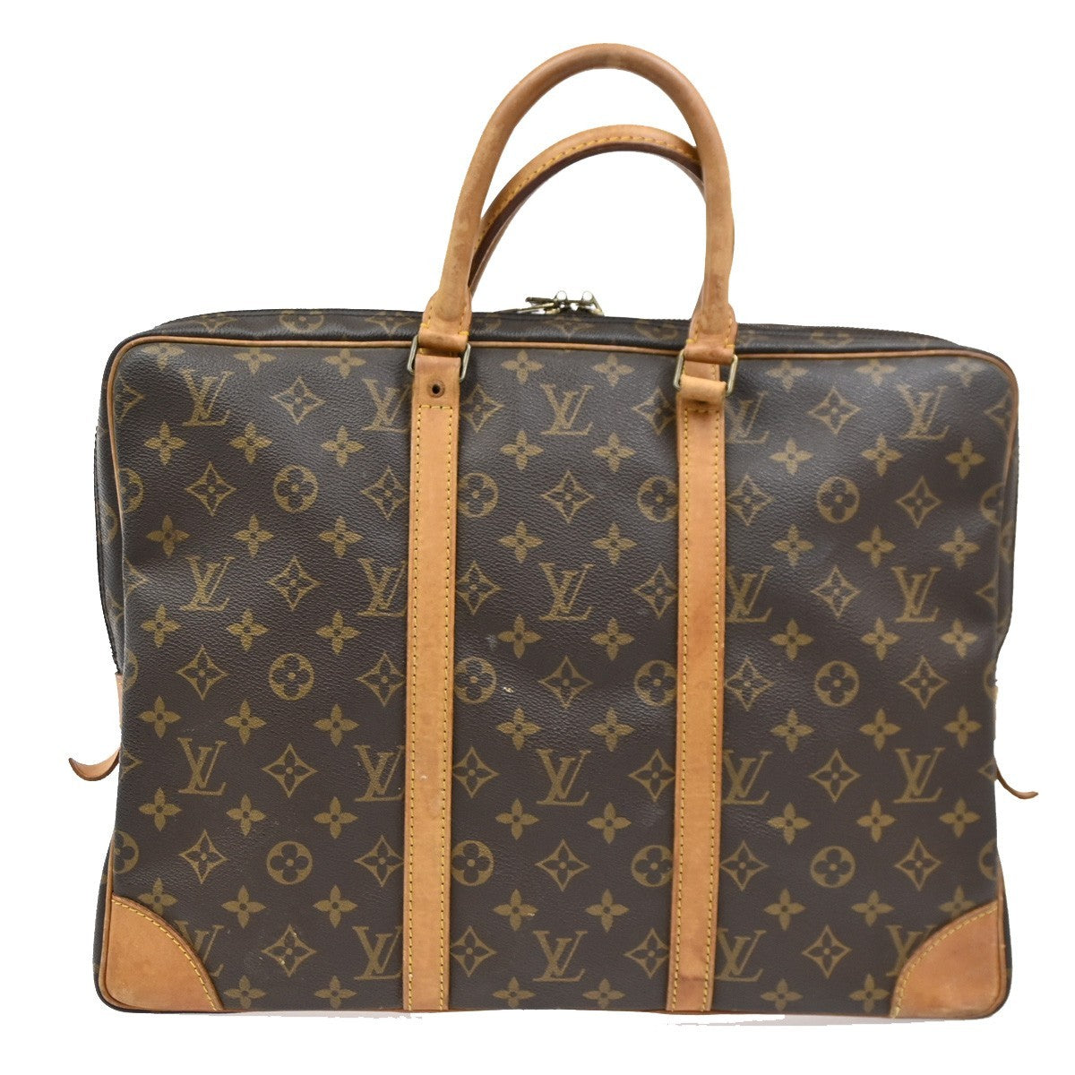 LOUIS VUITTON Porte Documents Voyage Briefcase Hand Bag Monogram M53361 67DA160