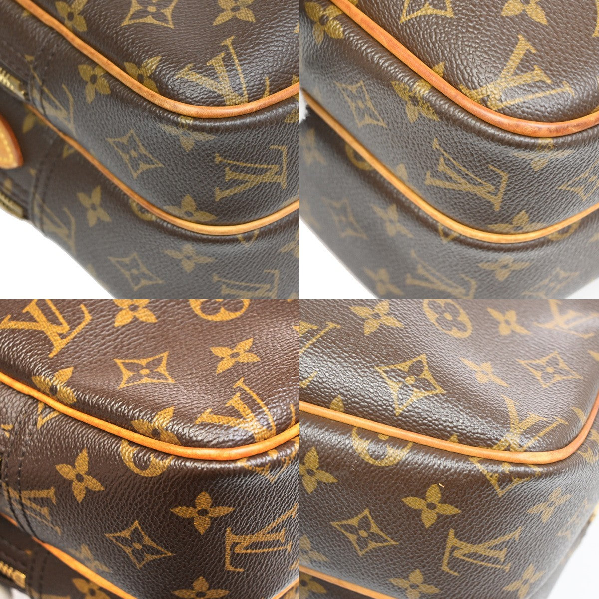 LOUIS VUITTON Reporter PM Crossbody Shoulder Bag Monogram Leather M45254 82TA103