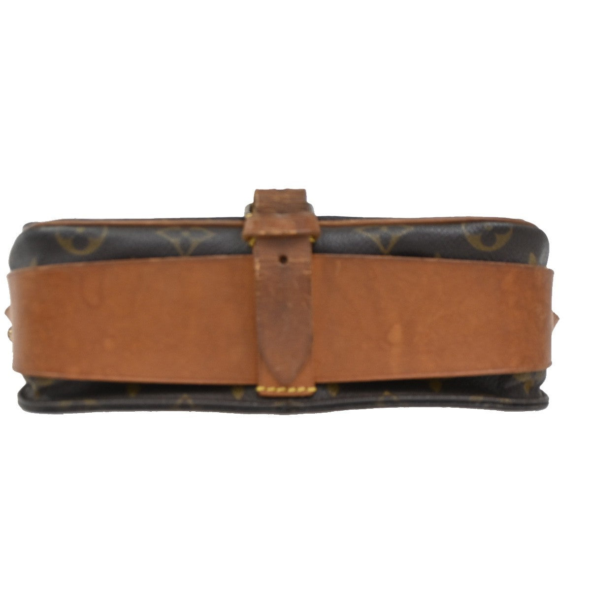 LOUIS VUITTON Cartouchiere MM Shoulder Bag Monogram Leather Brown M51253 62DA127