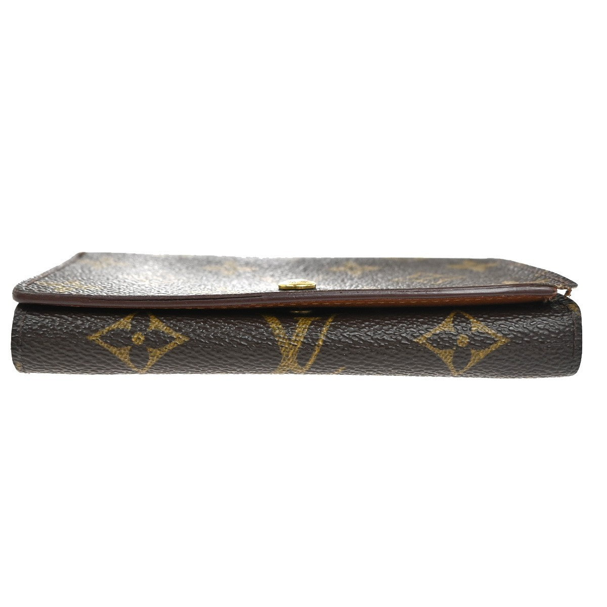LOUIS VUITTON Porte Monnaie Billets Tresor Wallet Monogram Brown M61730 07KC258