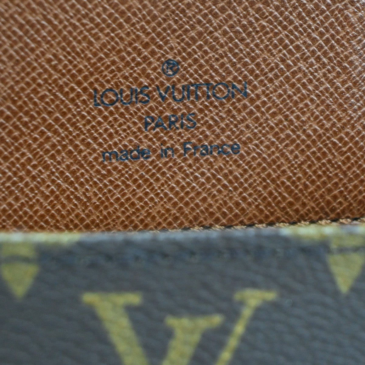 LOUIS VUITTON Saint Cloud GM Shoulder Bag Monogram Leather Brown M51242 86CB008