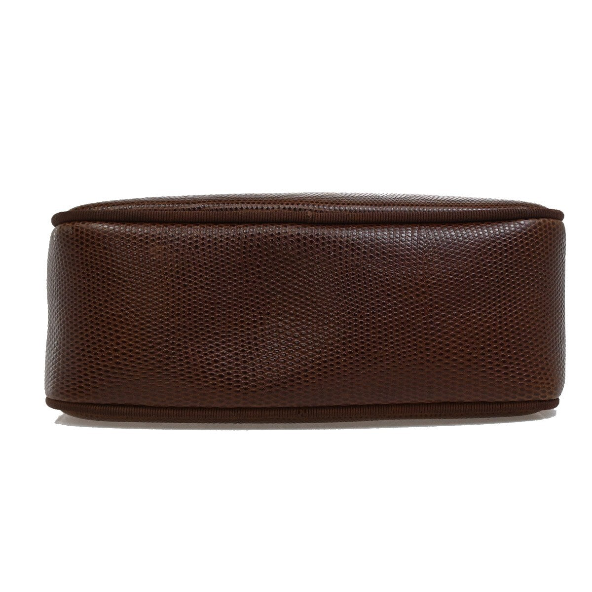 SALVATORE FERRAGAMO Vara Mini Shoulder Bag Embossing Leather Brown GHW 62FB624