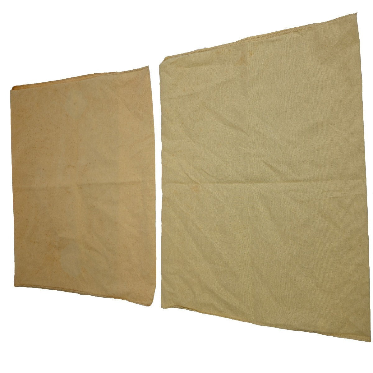 LOUIS VUITTON Logo 10 Set Dust Bag Drawstring Canvas Cotton Beige Brown 09FB542