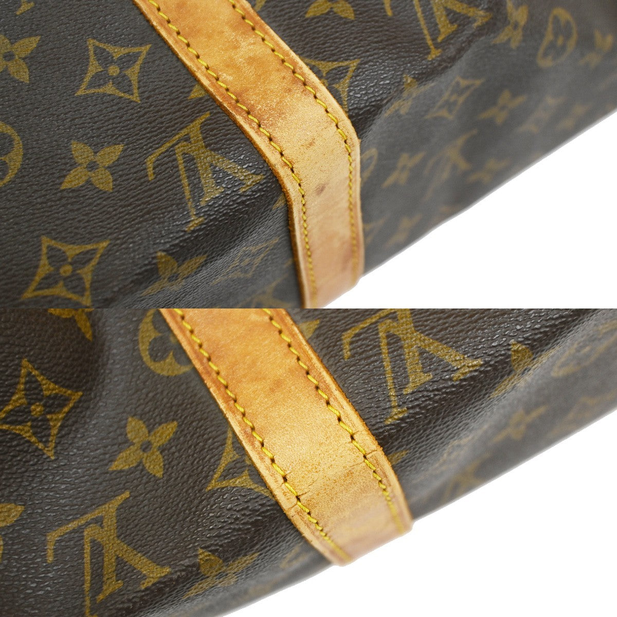 LOUIS VUITTON Keepall 50 Travel Hand Bag Monogram Leather Brown M41426 73YH896